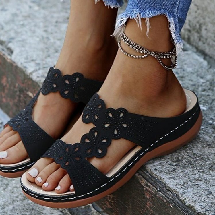 Woman Sandals Soft Bottom Summer Casual Orthopedic Bunion Correction Sandals - vzzhome