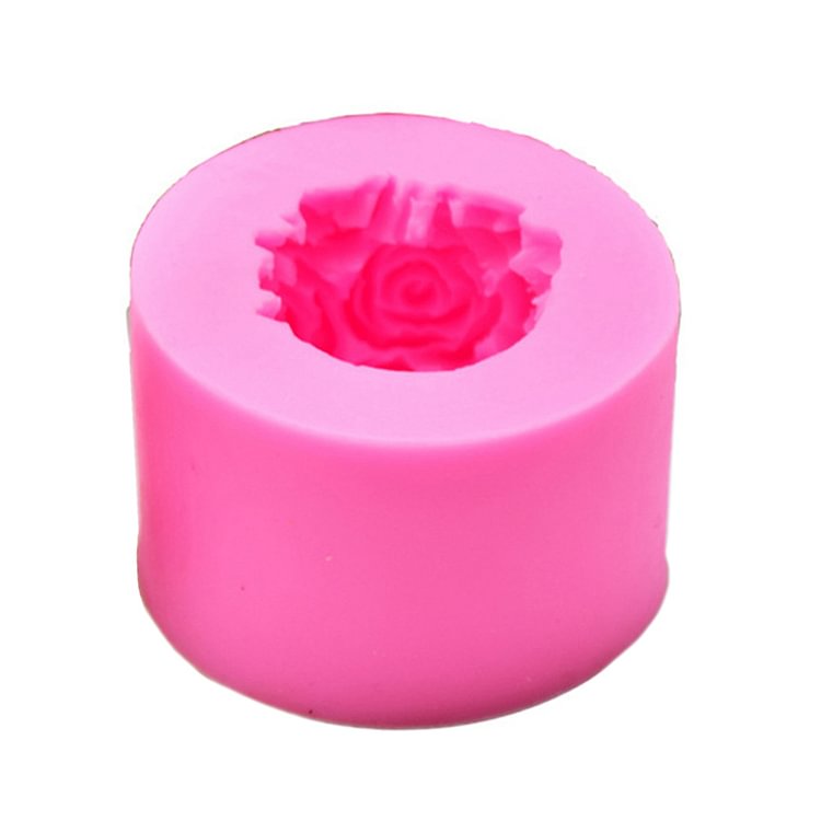 3D Rose Flowers Shape Silicone DIY Handmade Soap Making Molds Cake Moulds