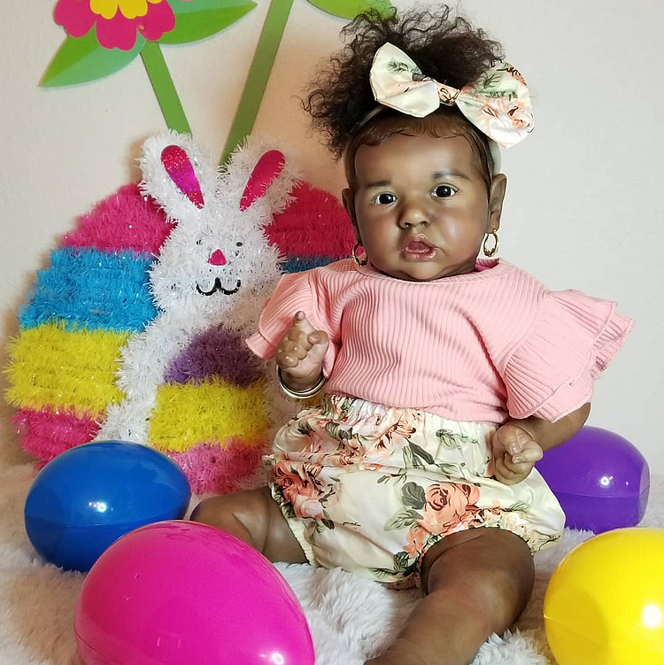  20'' Real Life Black African American Reborn Toddler Baby Doll Girl Conway - Reborndollsshop.com-Reborndollsshop®