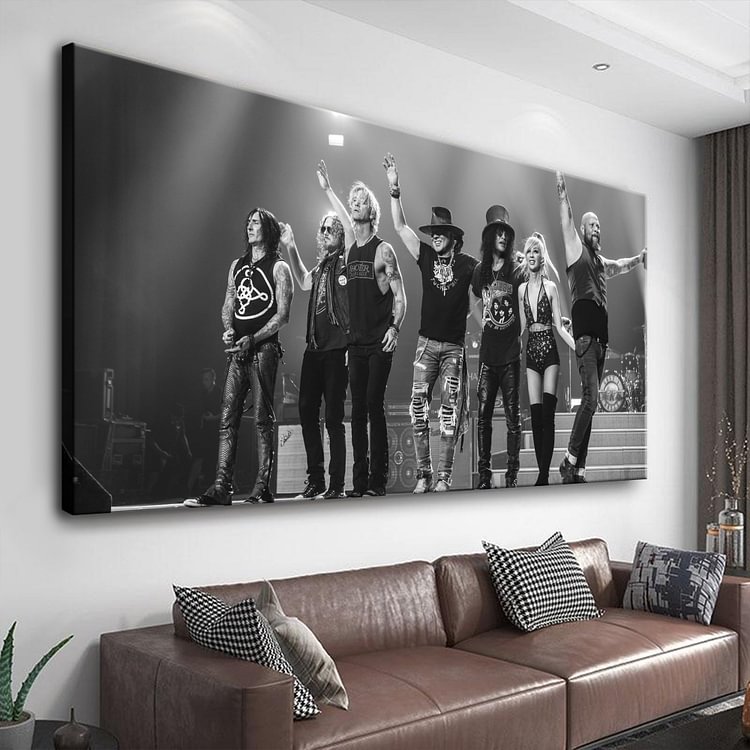 Guns N' Roses Concert liveing Canvas Wall Art
