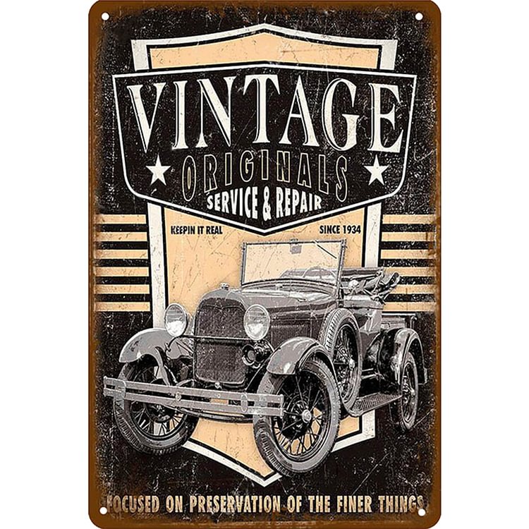 Truck - Vintage Tin Signs/Wooden Signs - 20x30cm & 30x40cm