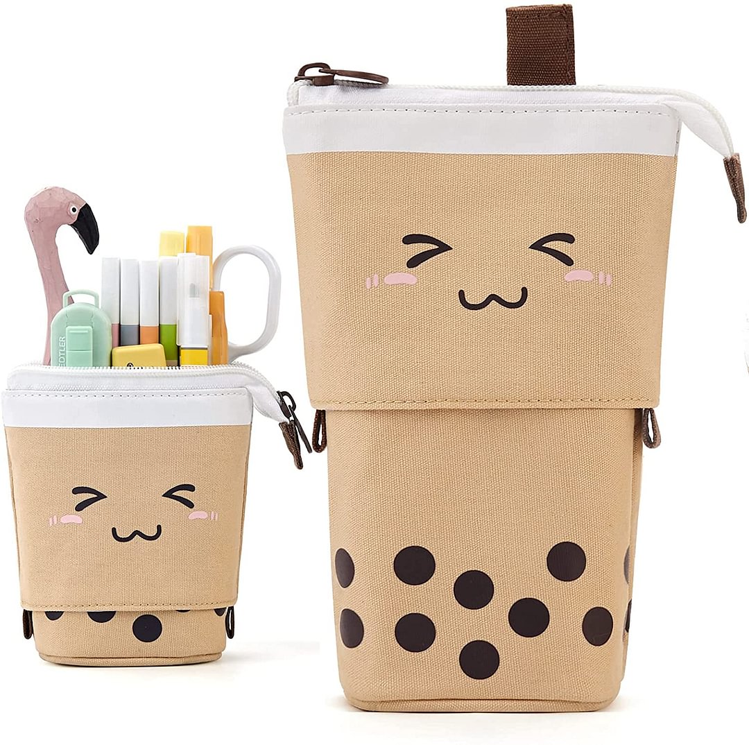 Creative Milk Tea Pencil Box