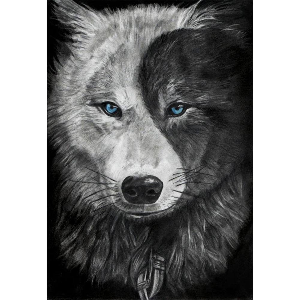 Full Round Diamond Painting Wolf (40*30cm)