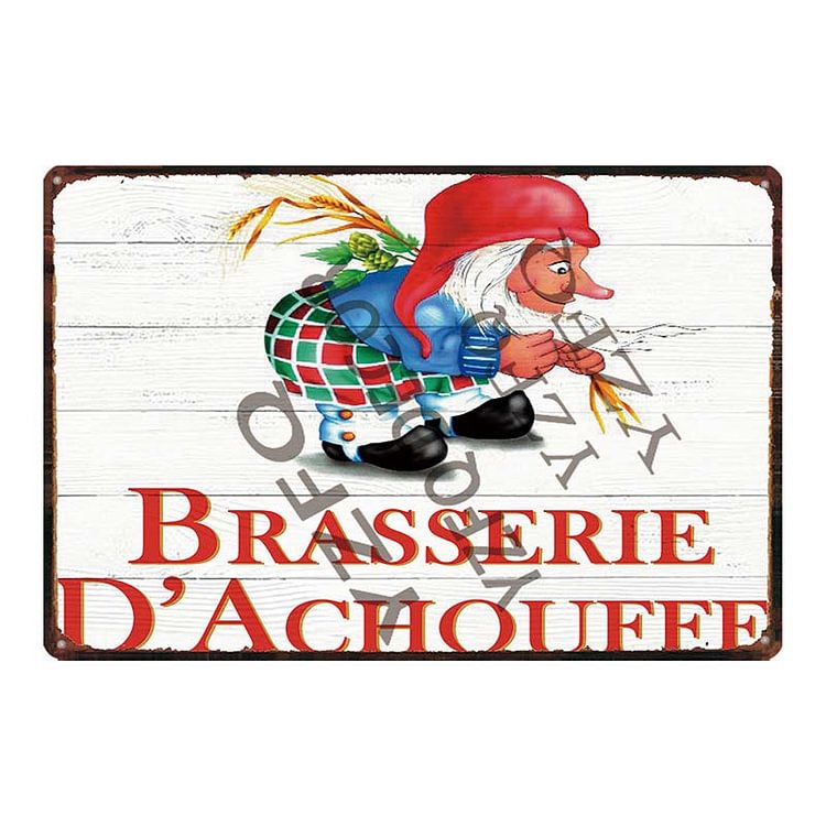 Chouffe Beer - Vintage Tin Signs/Wooden Signs - 20x30cm & 30x40cm