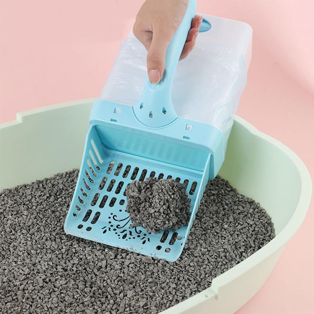 Cat Litter Sifter Scoop System with Extra Waste Bags - Arlopo