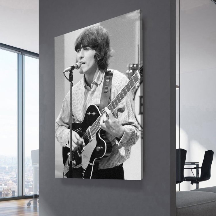 George Harrison used the Gretsch Tennessean show Canvas Wall Art