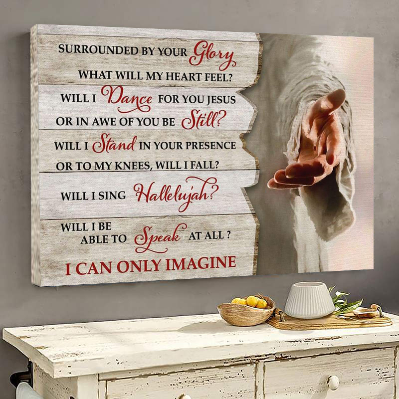 The God Canvas Wall Art