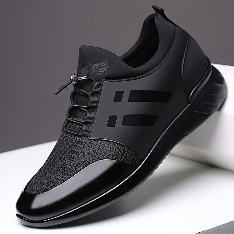 suede black mens boots