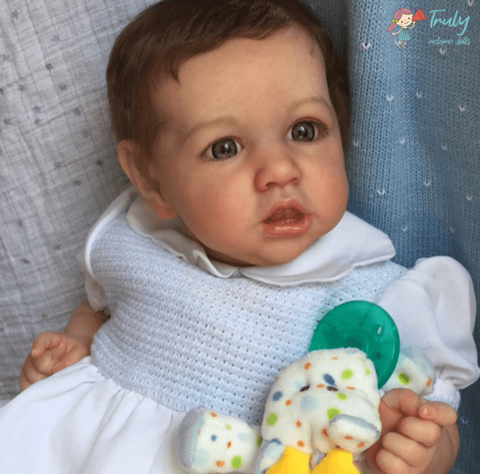 Miniture Cute Look Real Silicone Reborn Baby Doll Girl Under $50 12'' Dana by Creativegiftss®  -Creativegiftss® - [product_tag]