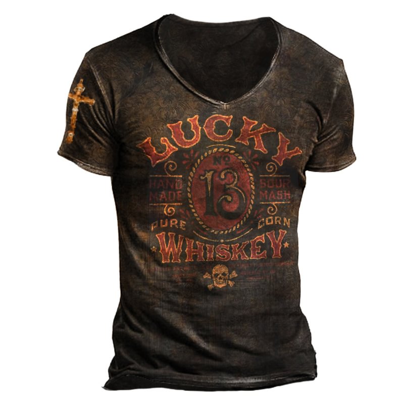 Lucky 13 Printed T-shirt / [viawink] /