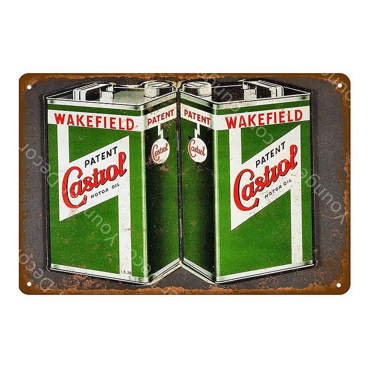 Castrol Motor - Vintage Tin Signs