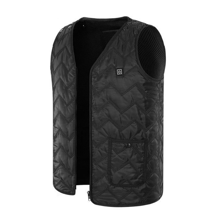 Smart Adjustable USB Electric Heated Vest Winter Thermal Clothing Waistcoat