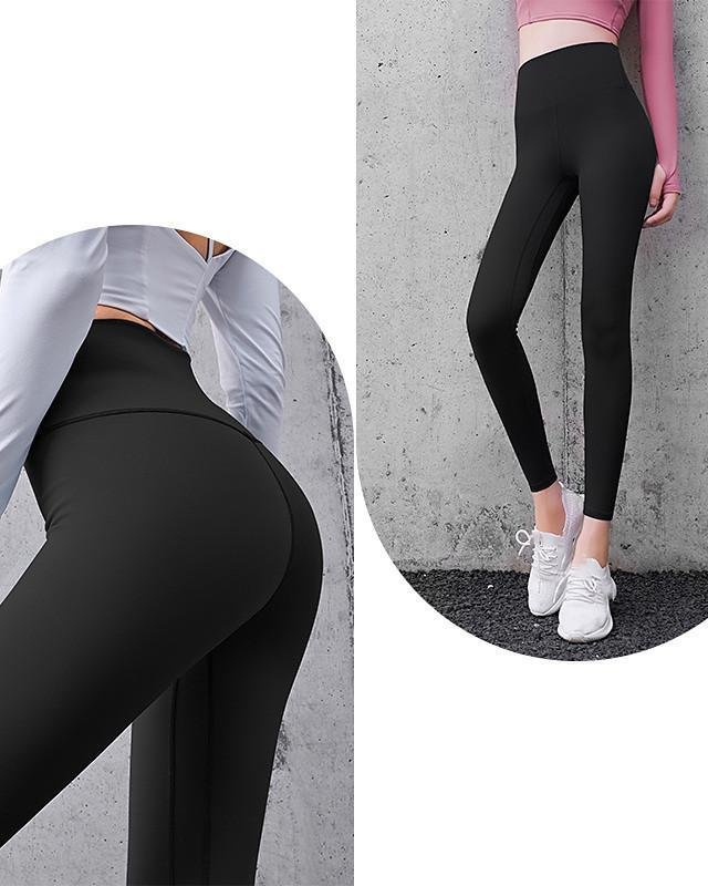 Women's High Waist Running Tights Leggings Athletic Base Layer Bottoms with Phone Pocket Winter Gym Workout Running Jogging Training Exercise Tummy Control Butt Lift Breathable Sport Solid Colored-Corachic