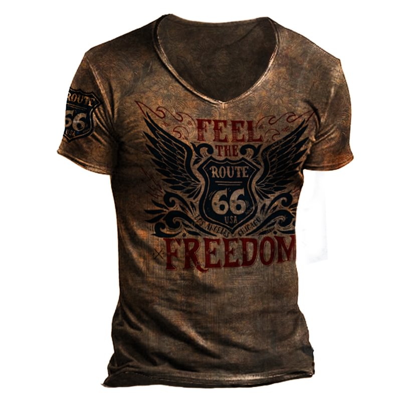 Freedom print T-shirt / [viawink] /