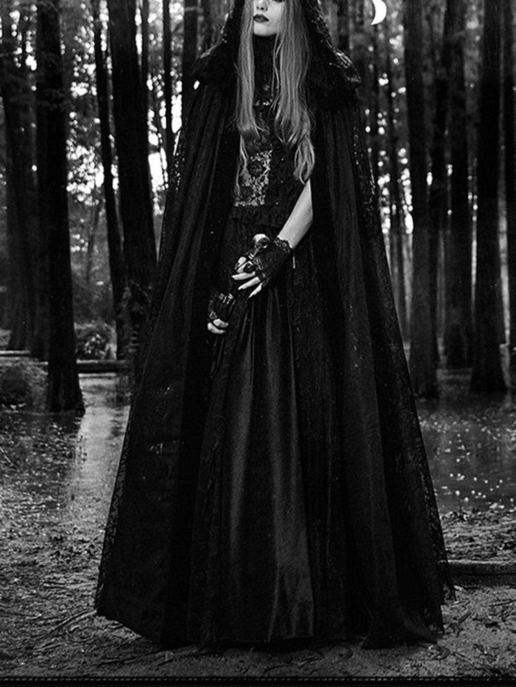 Gothic halloween cloak cloak