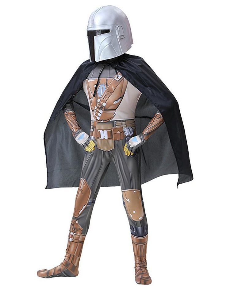 Mayoulove Boys The Mandalorian Kids Halloween Party Cosplay Costume-Mayoulove