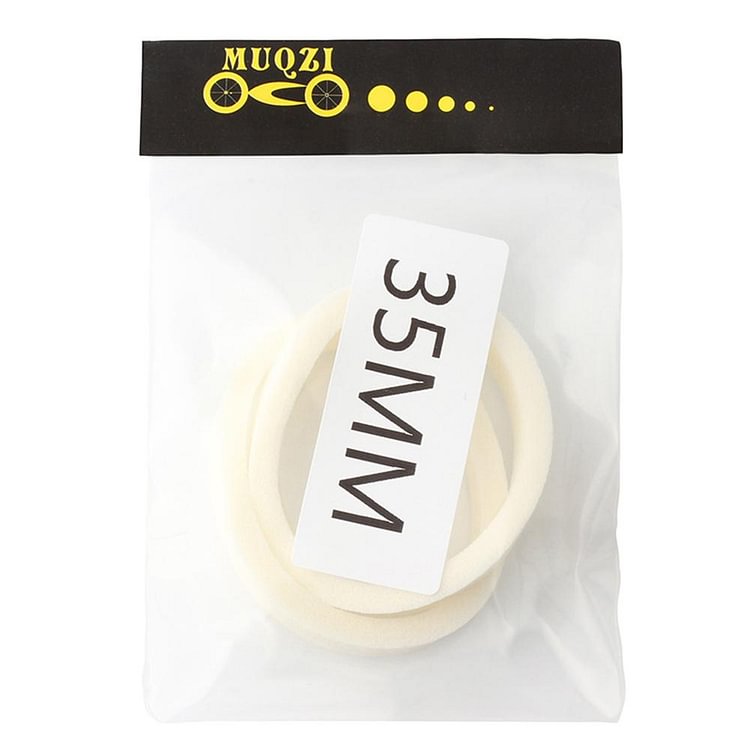 MUQZI 2pcs MTB Bicycle Sponge Ring Oil Sealed Foam Front Fork O-Ring (35mm)