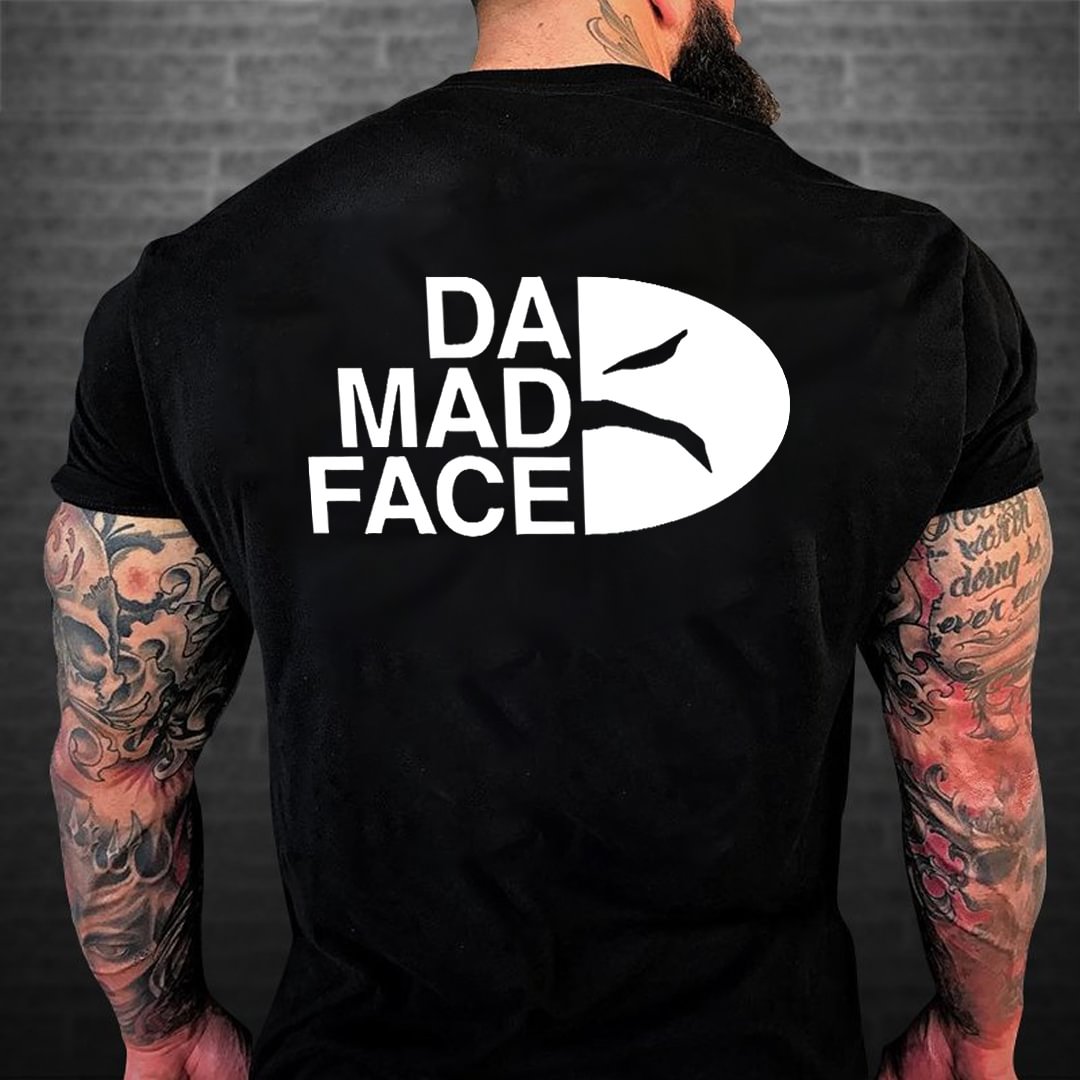 Da Mad Face Printed Men's T-shirt - Livereid