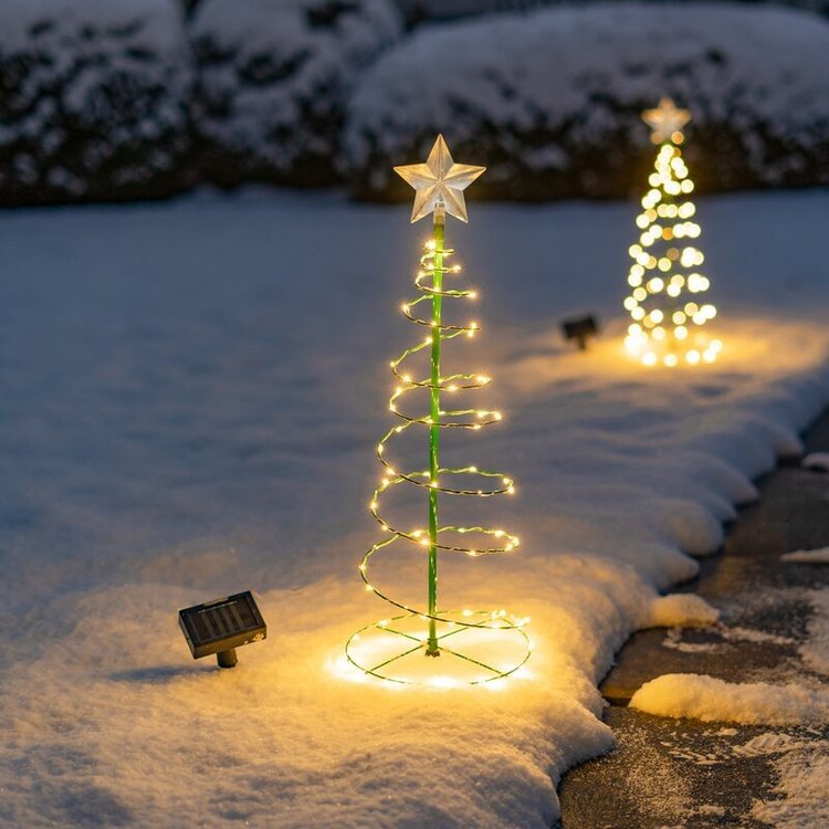 Solar LED Christmas Tree Decoration String Lights - tree - Codlins