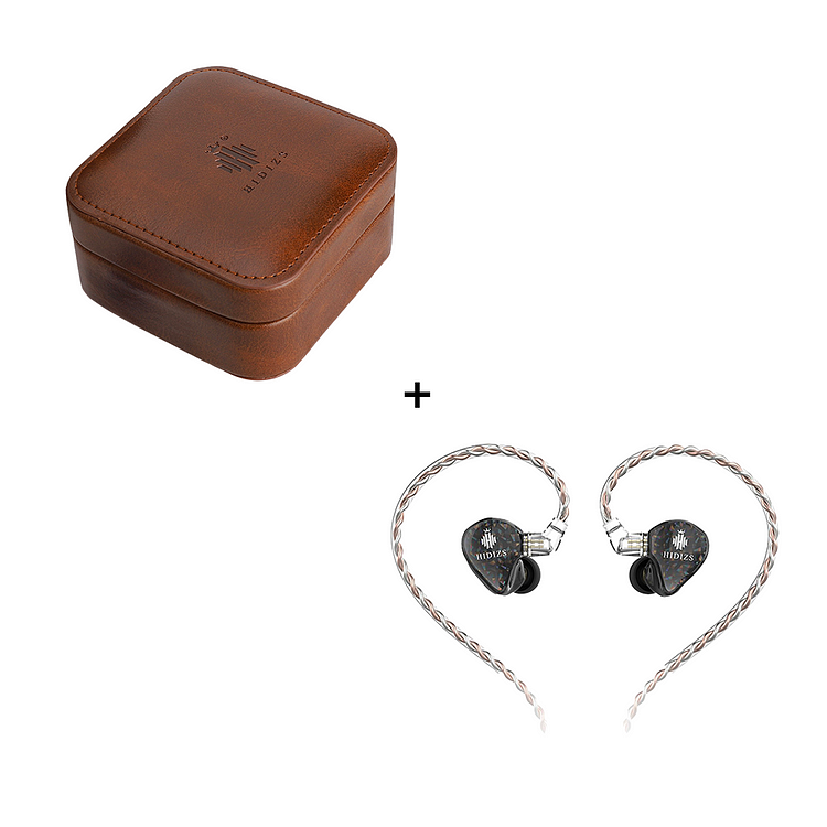 Hidizs EA01 Leather Case+ MS2 Earphones Bundles-Hidizs