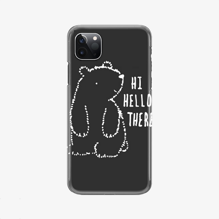 Hi Cute Ice Bear There, We Bare Bears iPhone Case