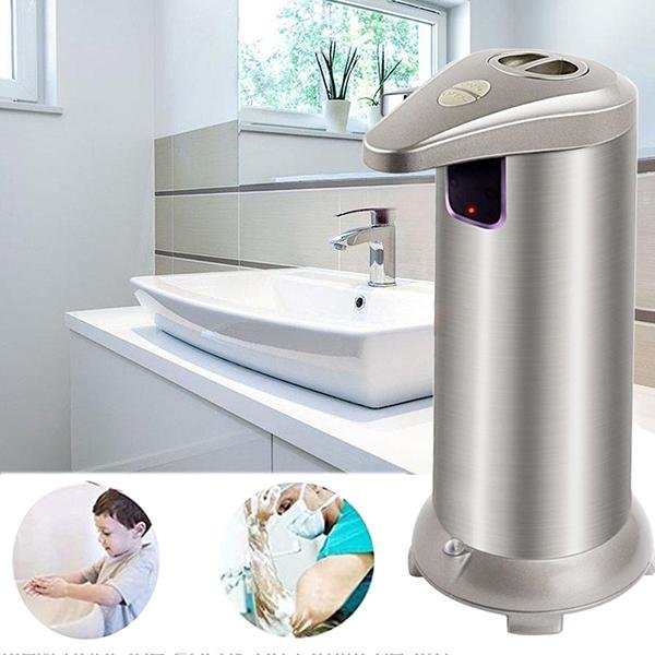 Stainless Automatic Hand Sanitizer and Soap Dispenser