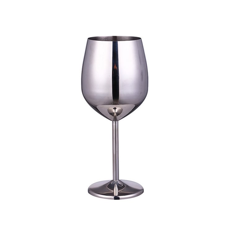 500ml Stainless Steel Champagne Cup Cocktail Juice Drink Metal Goblets Tool