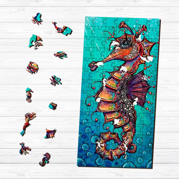 Seahorse Wooden Jigsaw Puzzle