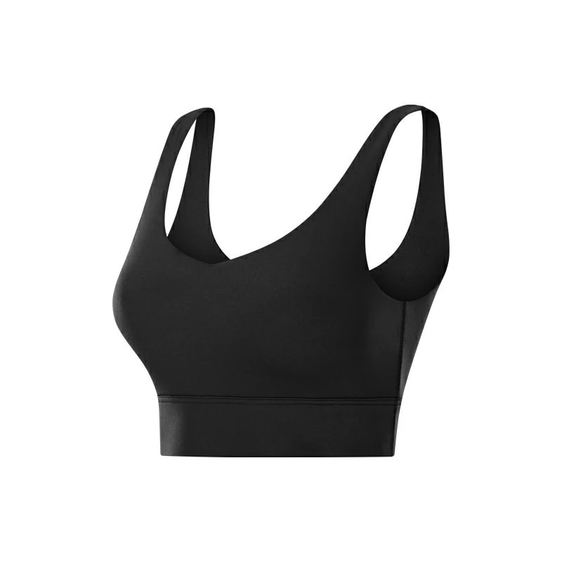 Hergymclothing Black sports bra crop tank online shopping
