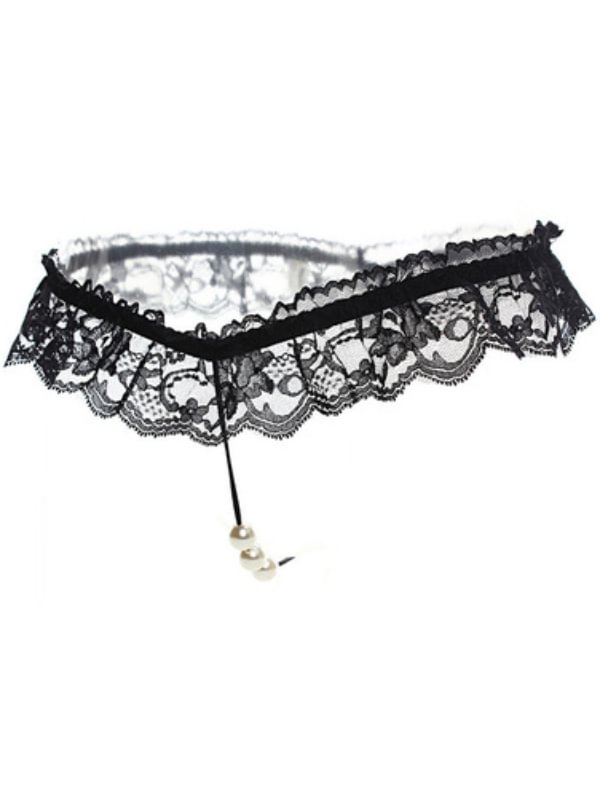 Open Crotch Low Waist Panty Lace Thong-Icossi