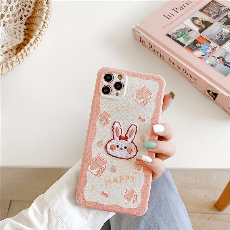 Embroidery Drink Phone Case