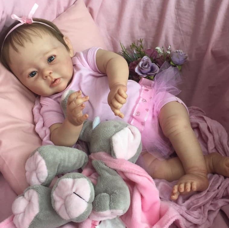  [New In]20" Realistic Handmade Full Silicone Reborn  Baby Doll  Set,With Clothes And Pacifier - Reborndollsshop.com-Reborndollsshop®