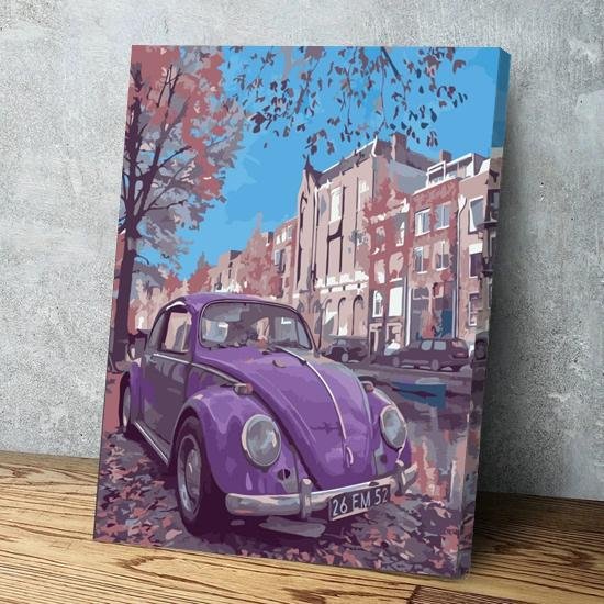 Volkswagen Beetle Canvas Wall Art