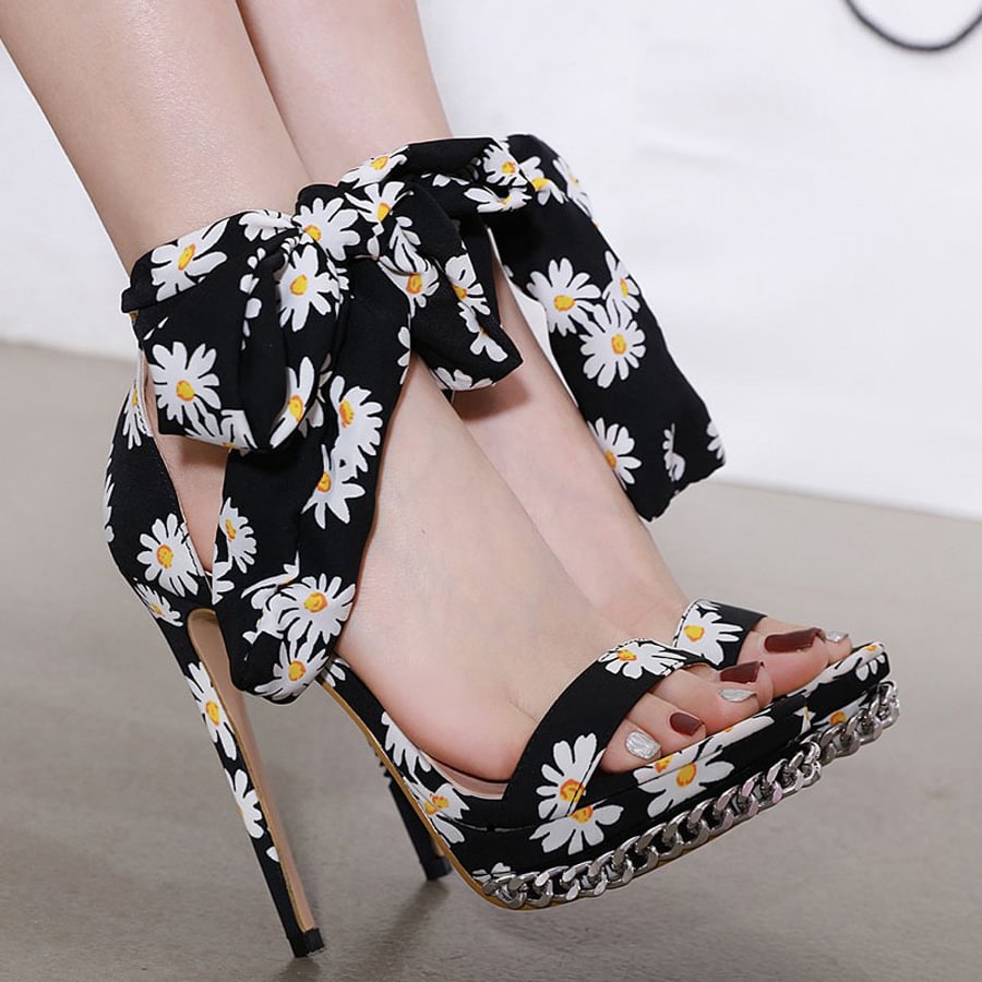 Women Shoes Little Daisy High Heels Fashion Shoes - vzzhome