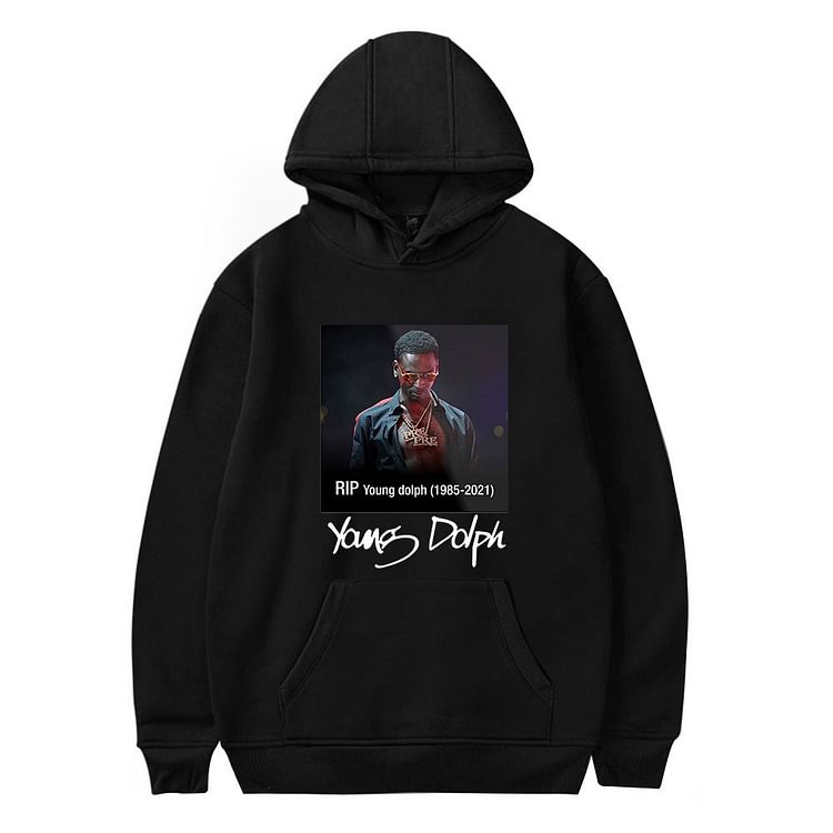 Rapper Young Dolph Drawstring Hoodie Sweater