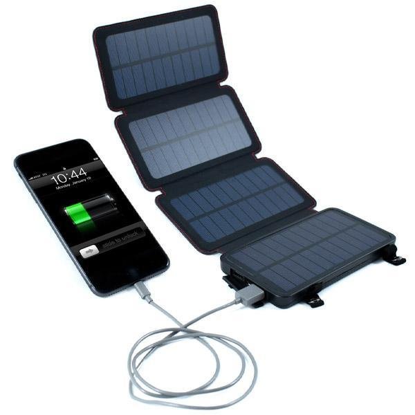solar powered battery bank wireless charger