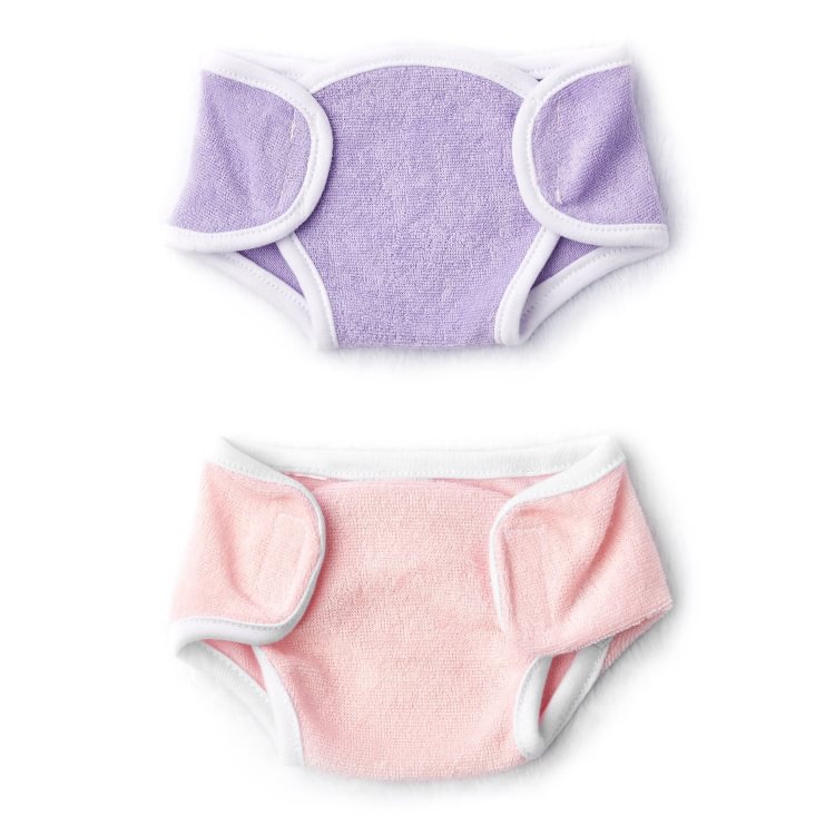  2-Pack Diaper Reborn Baby Clothes Cover Set Accessories for 17''-22'' Dolls - Reborndollsshop.com®-Reborndollsshop®