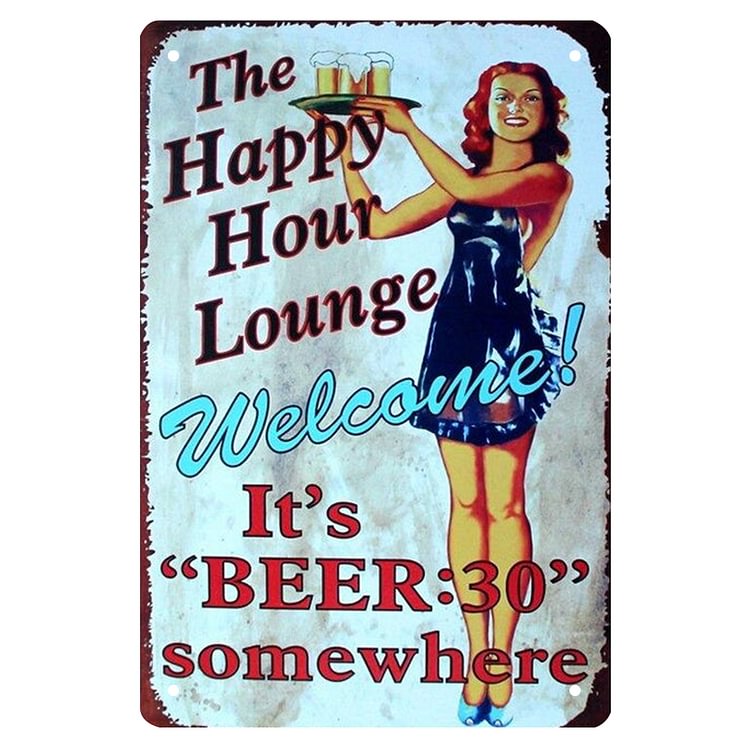Pin Up Girl Sexy Girl - Vintage Tin Signs/Wooden Signs - 20x30cm & 30x40cm