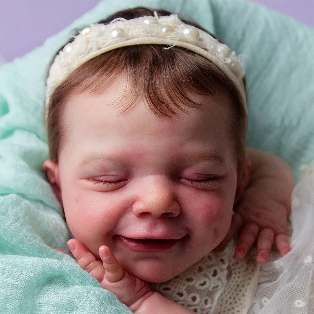 [Heartbeat💖 & Sound🔊]20" Wesben Truly Reborn Newborn Soft Silicone Baby Doll Girl, Birthday Present 2022