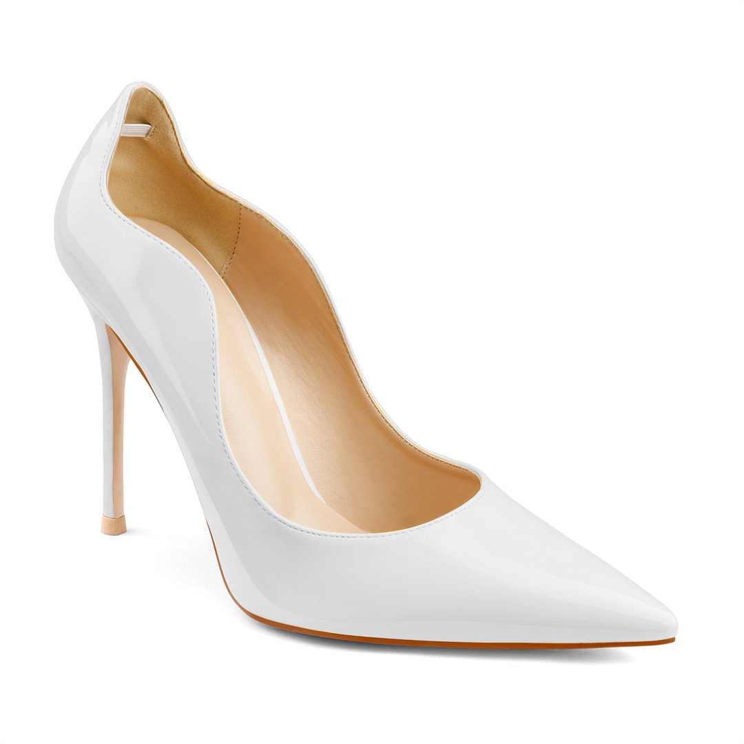 100mm Women's Party Wedding Dress Classic Shoes Fashion Edge Design Heels Stilettos-vocosishoes