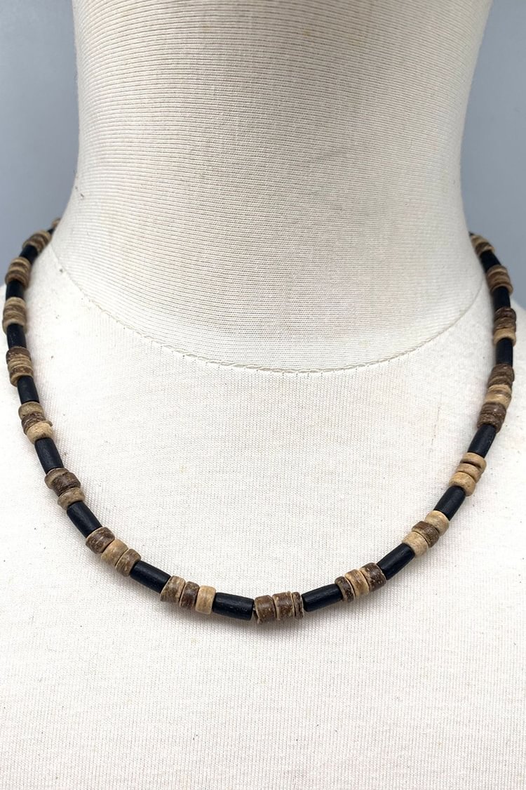 Tiboyz Casual Ethnic Beaded Necklace