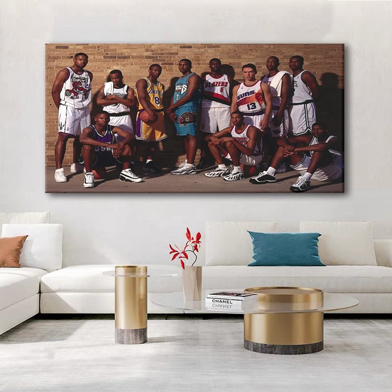 NBA 96 gold generation Canvas Wall Art
