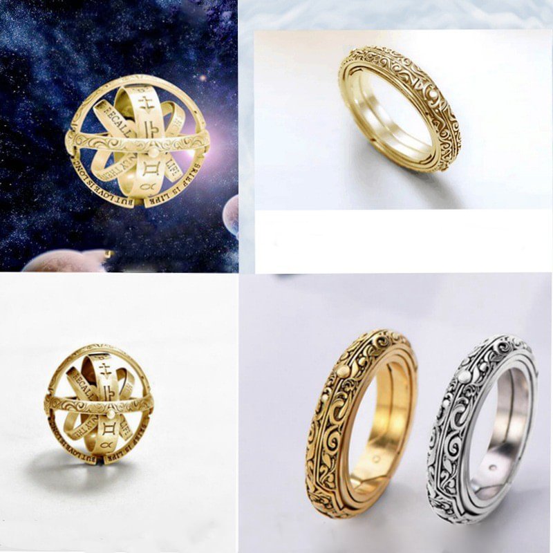 Astronomical Sphere Transformation Rotating Ring / Techwear Club / Techwear