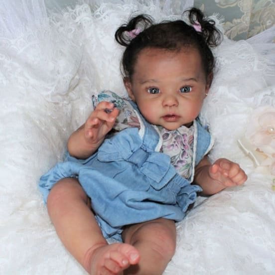  [Holiday Sale]Realistic 20'' Sadie Black African American Reborn Toddler Baby Doll Girl- So Truly Lifelike Baby - Reborndollsshop.com-Reborndollsshop®