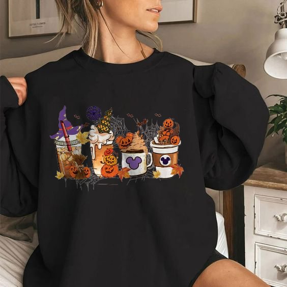 Happy Halloween Printed Women's Sweatshirt - Neojana
