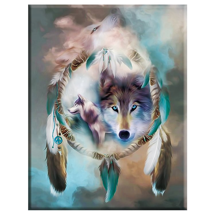 Wolf - 14CT Counted Cross Stitch - 40*50CM