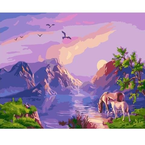 DIY Paint by Numbers Canvas Painting Kit for Kids & Adults - Perfect Nature、bestdiys、sdecorshop