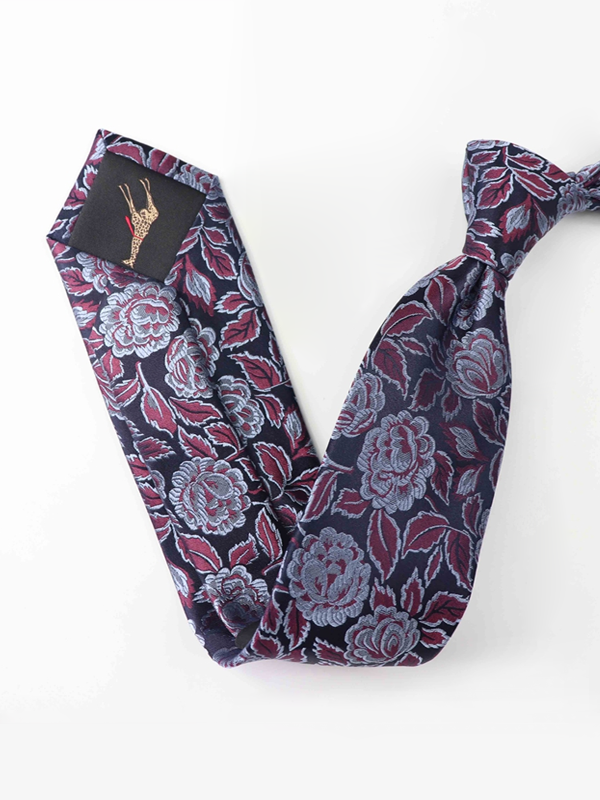Printed Floral Silk Ties