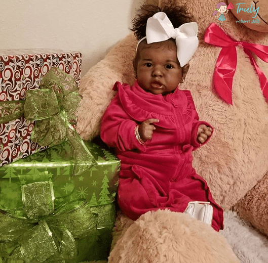 African American 12 inch Setlla Realistic Silicone Reborn Baby Doll Toddler Girl by Creativegiftss®  -Creativegiftss® - [product_tag]