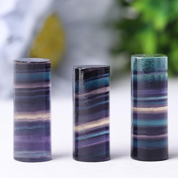 1.2" Fluorite Cylinder Crystal Towers Points Bulk Crystal wholesale suppliers